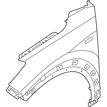 Hyundai 66311-N9000 PANEL-FENDER, LH