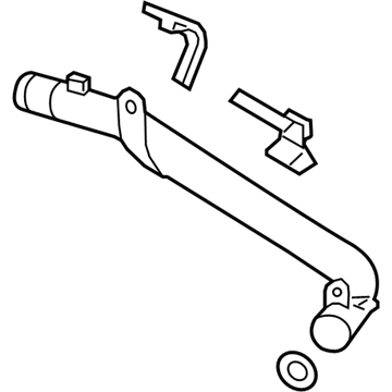 Kia 254703CGC0 Pipe & Hose Assembly, Inner