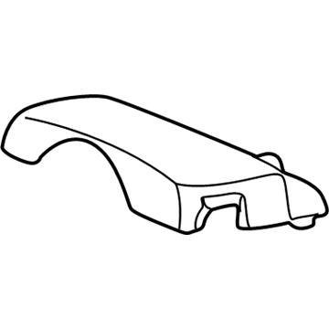 Honda 77350-S84-A01ZD Cover, Column (Upper) (Graphite Black)