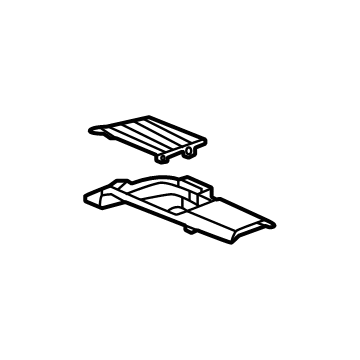 GM 84875829 GRILLE ASM-RDO FRT SPKR *JET BLACK