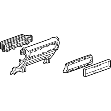 GM 84875835 PANEL ASM-I/P LWR TR *BLACK