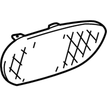 Lexus 81231-33010 Lens, Courtesy Lamp
