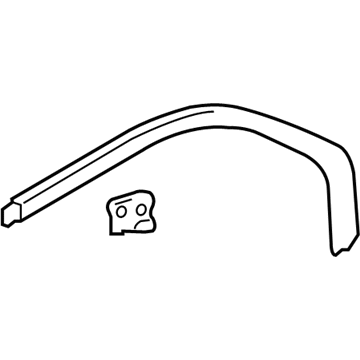 Hyundai 82870-3D000 Moulding Assembly-Rear Frame, LH