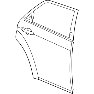 Mopar 5134176AD Door-Rear
