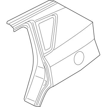 Mopar 68001972AF Panel-Body Side Aperture Rear