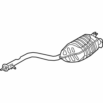 Hyundai 28710-D2210 MUFFLER Assembly-Rear, LH