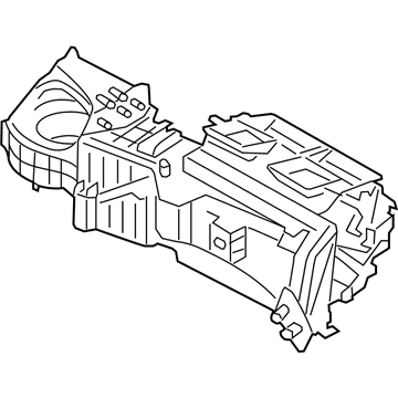 BMW 64-11-9-237-550 Empty Housing For Heater/Air Condit.Unit