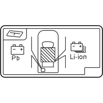 Lexus 288A2-25060 LABEL, BATTERY LOCAT
