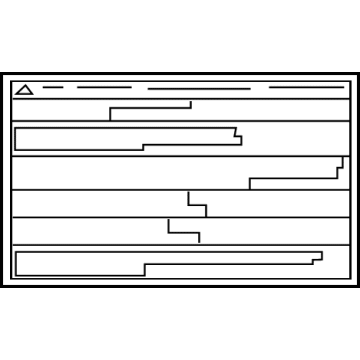 Lexus 28897-0P030 Label, Battery Caution