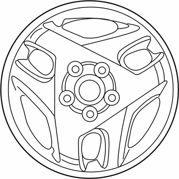 Toyota 42611-42050 Wheel, Disc