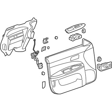 GM 15897281 Door Trim Panel