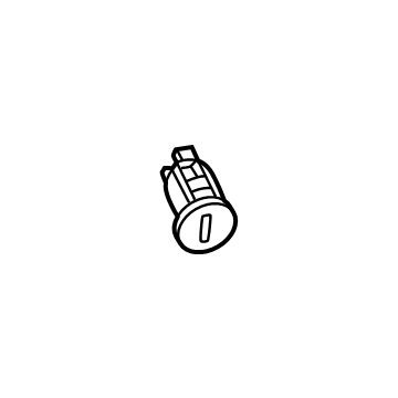 Mopar 68519241AA Cylinder-Glove Box Lock Assembly