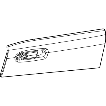 Mopar 7JR42SD4AA DOOR-GLOVE BOX