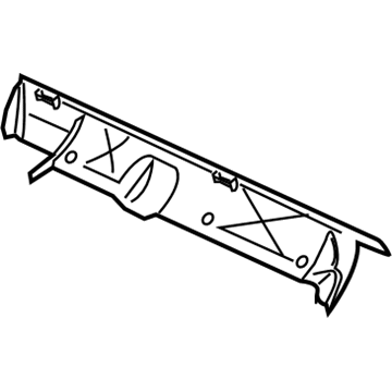 BMW 52-20-7-353-105 TRIM RING FOR CROSS MEMBER