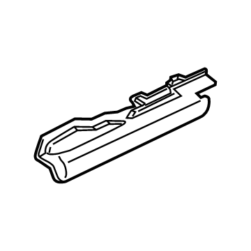 BMW 52-10-7-492-934 Finisher, Upper Rail, Exterior, Right