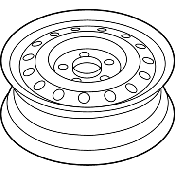 Kia 529102T300 Wheel Assembly-Temporary