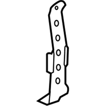 Acura 71508-SEA-000 Stiffener, Right Rear Bumper Side