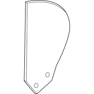 BMW 51-37-7-192-301 Side Window, Rear Left