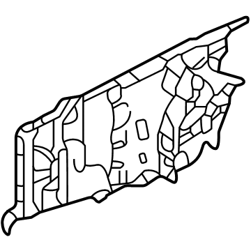 Lexus 57024-48010 MEMBER SUB-ASSY, RR