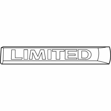 Infiniti K0890-1A60B Back Door Emblem