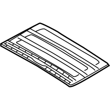 BMW 54-12-2-491-514 Ceiling Frame Covered Velours