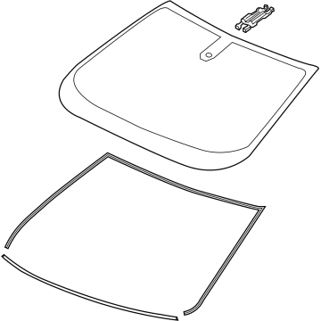 GM 84397696 Windshield