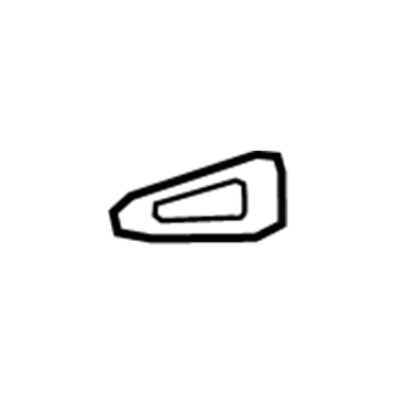 Lexus 69241-50040 Pad, Front Door Outside