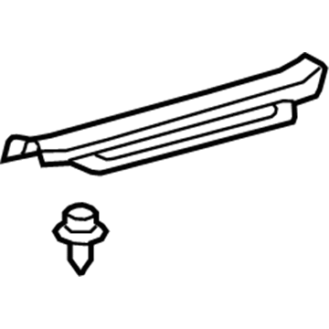 Lexus 67910-0E020-A0 Plate, Front Door Scuff, RH