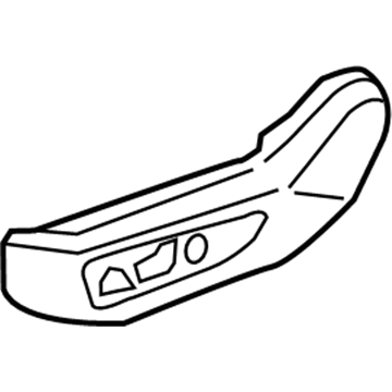 Hyundai 88191-G2110-T9Y Shield Cover-Front Seat Outer, LH
