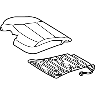 Hyundai 88160-G2050-SKJ Front Cushion Covering, Left
