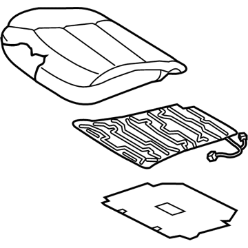 Hyundai 88100-G2050-SKJ Cushion Assembly-FR Seat, LH