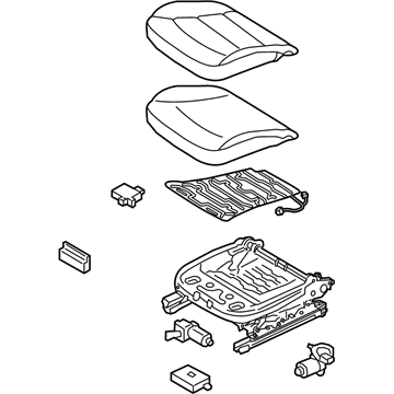 Hyundai 88100-F3030-XFJ Cushion Assembly-Front Seat, LH