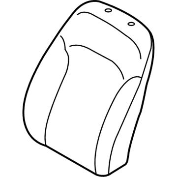 Hyundai 88350-F3000 Pad Assembly-Front Seat Back, LH