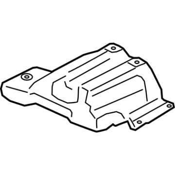 BMW 51-48-9-498-311 TUNNEL HEAT INSULATOR
