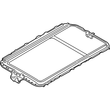 BMW 54-13-7-184-906 Frame Panoramic Roof
