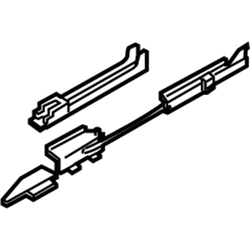 BMW 54-10-3-454-098 Mechanism, Glass Cover, Rear