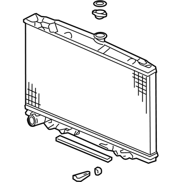 Acura 19010-RYE-A52 Radiator (Denso)