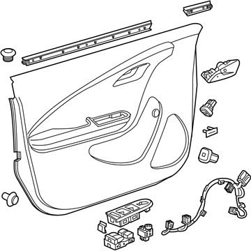 GM 22822743 Door Trim Panel