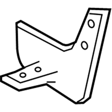 Nissan 93882-3VY0A Deflector-Wind, Rear Wheel House RH
