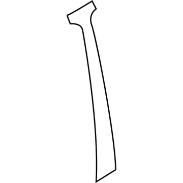 Mopar 5116389AA APPLIQUE-B Pillar
