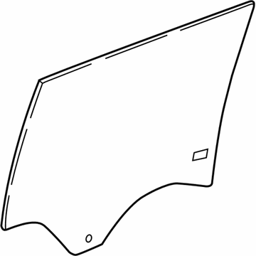GM 23100180 Door Glass