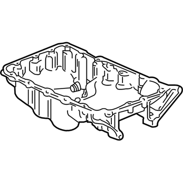 Acura 11200-5J6-A11 Pan, Oil