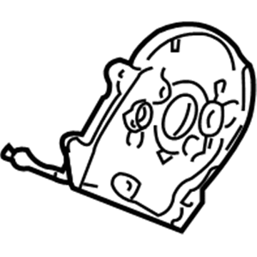 Honda 11860-R70-A00 Plate Assembly, Front Timing Belt Back Cover