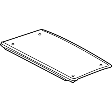 Lexus 63201-48050 Sliding Roof Glass Sub-Assembly