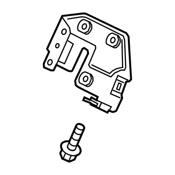 Honda 39161-TG7-A20 BRACKET, L. RADIO