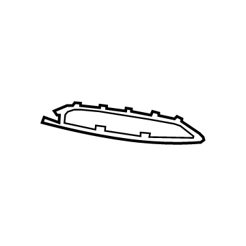 Hyundai 86563-B1500-PCR Cr Piece Assembly-Bumper Grille, LH