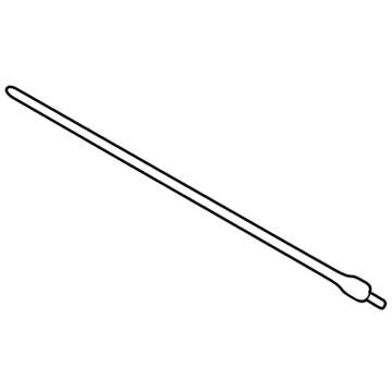 Mopar 4685574 Mast-Antenna bright Stainless