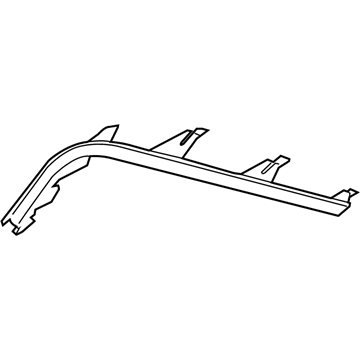 BMW 63-12-8-384-489 Cover Strip, Left