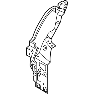 Nissan 62520-CD000 Support - Radiator Core, Side RH