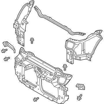 Nissan 62500-CD705 Support Assy-Radiator Core
